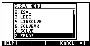 HP PRIME GRAPHING CALCULATOR - Résolution symbolique des équations algébriques - 2