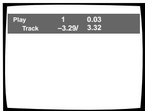 Play 1 0.03 Track -3.29/ 3.32
