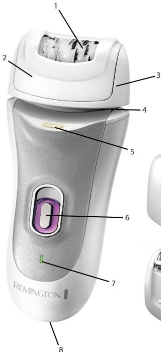REMINGTON EP7010 & 7010 - 5-in-1 CORDLESS EPILATOR - 3