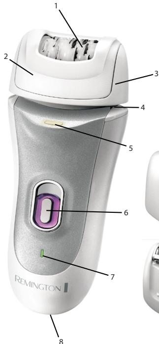 REMINGTON EP7020 & 7020 - 5-in-1 CORDLESS EPILATOR - 2