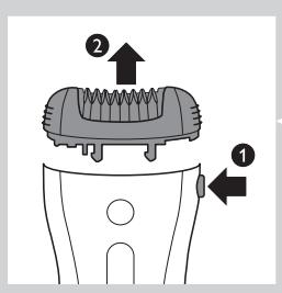PHILIPS HP6565/00 & HP6565/20 INTIMATE,MV - Ohjauskammalla trimmaaminen - 1