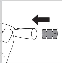 PHILIPS BRE650/10 - Substituição das baterias - 2