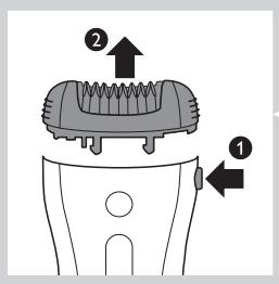 PHILIPS BRE650/10 - Ohjauskammalla trimmaaminen - 1