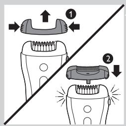 PHILIPS HP6523/20 - Epilera benen med epilatorn - 2