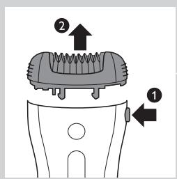PHILIPS HP6523/20 - Trimming med kammen - 1