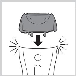 PHILIPS HP6582,MV - Utilisation du sabot - 2