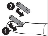 Diagram showing two-step battery shipment process with labeled steps 1 and 2