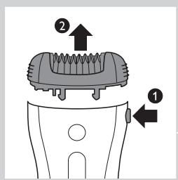 Diagram of a hairdryer with labeled parts and directional arrows indicating movement or force