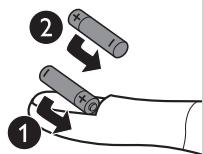 Diagram showing two-step battery shipment process with labeled steps 1 and 2
