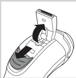 PHILIPS QG3337/15 - Kaθαρισμός του τριμερ με το βουρτοάκι (μόνο στα PT919/PT866/PT860/PT845/PT739/PT737/PT731) - 1