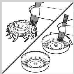 PHILIPS QG3337/15 - Rengjore skjaareenheten med rengjoringsbørsten - 3