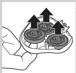 PHILIPS QG3337/15 - De scheerunit schoonmaken met het schoonmaakborsteltje - 4