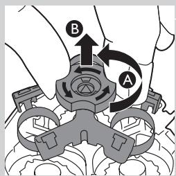 PHILIPS QG3337/15 - Ajopään puhdistaminen harjalla - 3