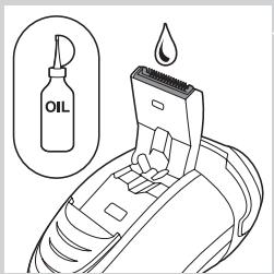 PHILIPS QG3337/15 - Rengöra trimmern med rengöringsborsten (endast PT919/PT866/PT860/PT845/PT739/PT737/PT731) - 3