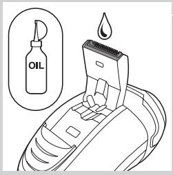 PHILIPS QG3337/15 - Limpieza de la unidad de afeitado con el cepillo de limpieza - 12