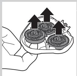 PHILIPS QG3337/15 - Ajopään puhdistaminen harjalla - 4