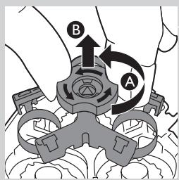 PHILIPS CLICK&STYLE S728/20 - Die Schereinheit mit der Reinigungsbürste reinigen - 2
