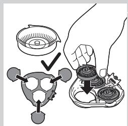 PHILIPS HC9450/15 - Cleaning the shaving unit with the cleaning brush - 5