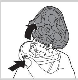 PHILIPS HC9450/15 - Limpeza do acessório de corte àorneira - 1