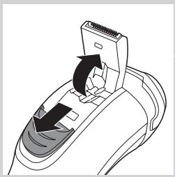 PHILIPS HC9450/15 - Rengoring af trimmeren med rensebørsten (kun PT919/PT866/PT860/PT845/PT739/PT737/PT731) - 1