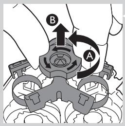 PHILIPS HC9450/15 - Kaθαρισμός της μονάδας ἀυσματος με ενρό βρύσς - 6