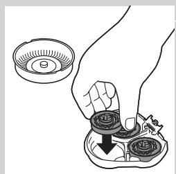 PHILIPS HC9450/15 - Rengoring af skærhovedet med rengøringsborsten - 6