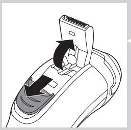 PHILIPS HC9450/15 - Trimmerin puhdistaminen puhdistusharjalla (vain mallit PT919/PT866/PT860/PT845/PT739/PT737/PT731) - 1