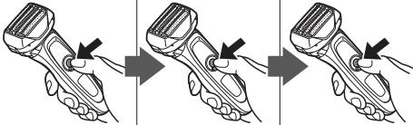 PANASONIC ER-GB80-S503 - Using the shaver - 1