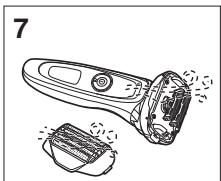 PANASONIC ER-GB80-S503 - Czyszczenie maszynki bez korzystania z samoczyszczącej ładowarki - 3