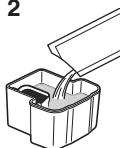 PANASONIC ER-GB80-S503 - Do jednotky na kvapalinu na čistenie nalejte pitnú vodu a detergent. - 2