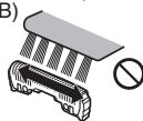 PANASONIC ER-GB80-S503 - ▶ Nettoyage avec la petite brosse - 2