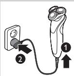 PHILIPS QG3381/15 - Mit dem Ladegerät aufladen - 1
