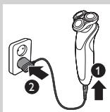 PHILIPS QG3381/15 - Φόρτιση με το μετασχηματιστή - 1