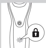PHILIPS QG3381/15 - Activating the travel lock - 1