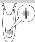 PHILIPS QG3381/15 - Battery charge indicator with 3 lights - 1