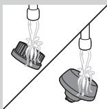 PHILIPS QG3381/15 - Pulizia dell'accessorio spazzola di pulizia - 2