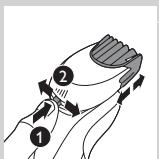 PHILIPS QG3381/15 - Den Bart-Styler-Aufsatz mit Kamm verwenden - 2