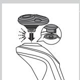PHILIPS QG3381/15 - Αφαίρεση/τοποθέτηση των κουμπωτών εξαρτημάτων - 1