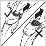 PHILIPS HC7460/15 - Brug af skægystylertilbehoret eden kam - 1