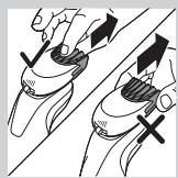 PHILIPS HC7460/15 - Uso del accesorio de cepillo de limpieza - 1