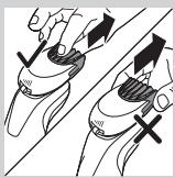 PHILIPS HC7460/15 - Utilisation de l'accessoire barbe avec sabot - 1