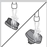 PHILIPS HC7460/15 - Den Trimmeraufsatz reinigen - 2