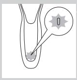 PHILIPS HC7460/15 - Batteriladdningsindikator med 3 lampor - 3