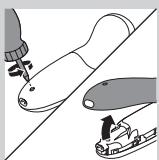 PHILIPS HC7460/15 - De accu van het scheerapparaat verwijderen - 1