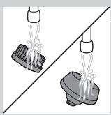 PHILIPS HC7460/15 - Limpieza del accesorio de cepillo del limpieza - 2