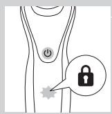 PHILIPS HC7460/15 - Activar o bloqueio de viagem - 1