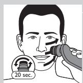 PHILIPS HC7460/15 - Utilisation de larosse nettoyante - 4