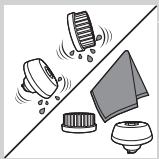 PHILIPS HC7460/15 - Nettoyage de larosse nettoyante - 1