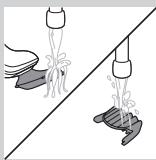 PHILIPS HC7460/15 - Limpar o acessório estilizador de barba - 2