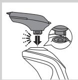 PHILIPS HC7460/15 - Ta bort ell satta fast tillbehör som knäpps pà - 4